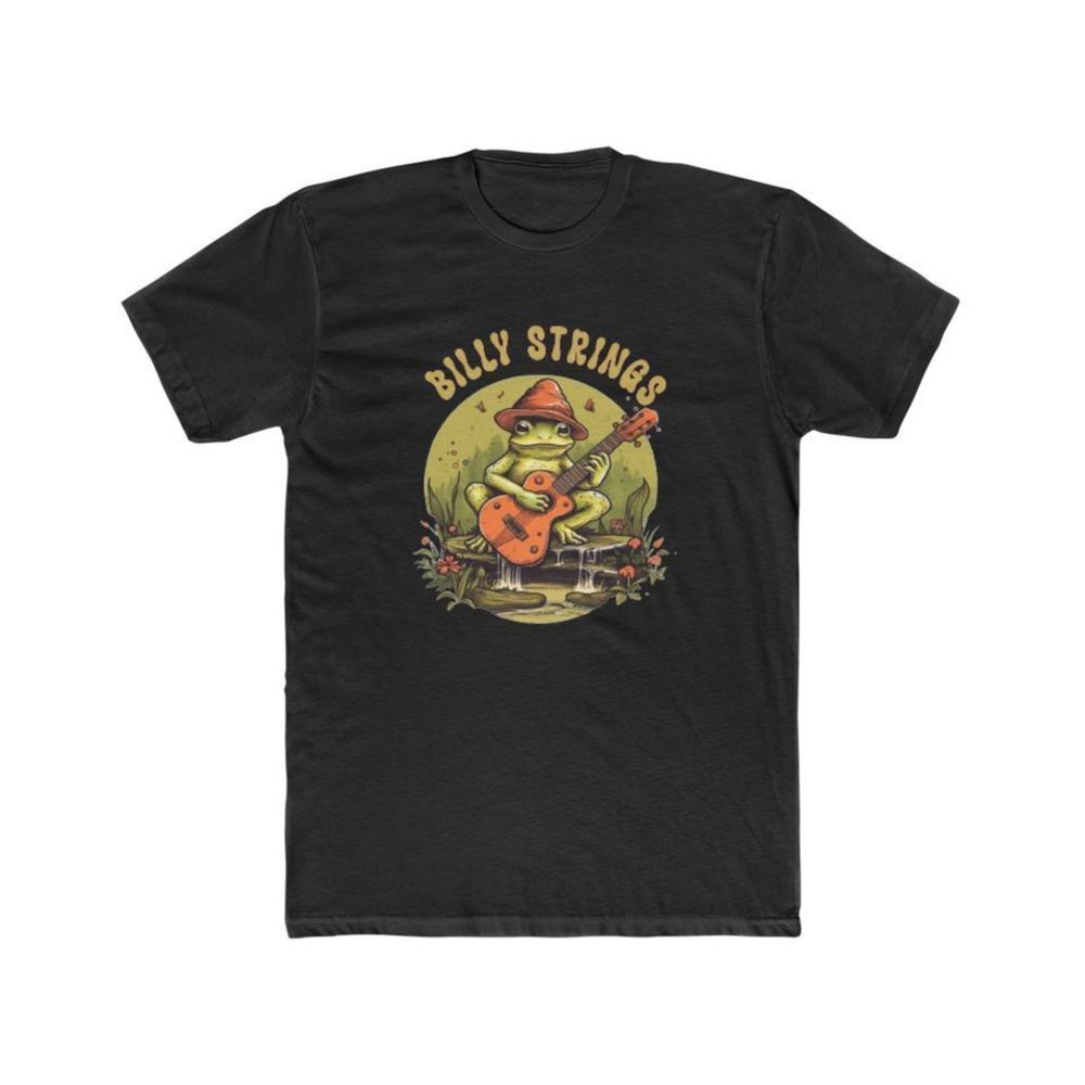Billy Strings Frog T Shirt 100 Ringspun Cotton